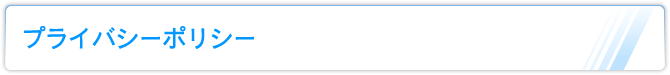 プライバシーポリシー
